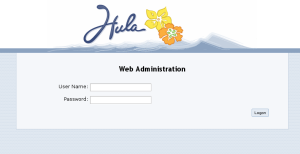 New login page